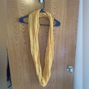 Mustard yellow infinity scarf